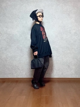 「JINS（ジンズ）のアイテム」を使った、なお なお。さん（レディース・159cm）の春コーディネート