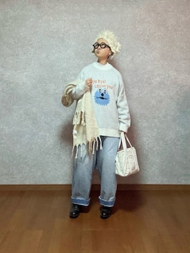 「しまむら（シマムラ）のアイテム」を使った、なお なお。さん（レディース・159cm）の秋コーディネート