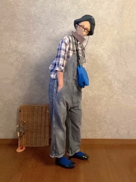 「chimala（チマラ）のアイテム（オールインワン・サロペット）」を使った、なお なお。さん（レディース・159cm）の夏コーディネート