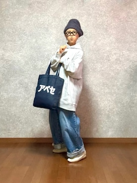 「A.P.C.（アーペーセー）のアイテム」を使った、なお なお。さん（レディース・159cm）の冬コーディネート