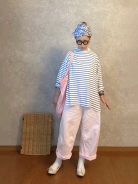 「E.PORSELLI（ポルセッリ）のPORSELLI  CALF NORMAL VAMP BALLET（バレエシューズ）」を使った、なお なお。さん（レディース・159cm）の秋コーディネート