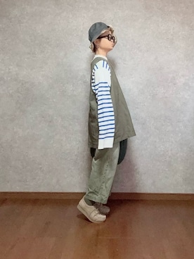 「OUTIL（ウティ）のアイテム」を使った、なお なお。さん（レディース・159cm）の春コーディネート