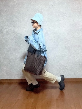 「JINS（ジンズ）のアイテム」を使った、なお なお。さん（レディース・159cm）の春コーディネート