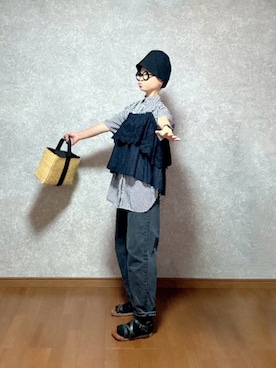 「dantan」｜なお なお。さん（レディース・159cm）の秋コーディネート