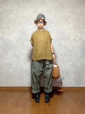「しまむら」｜なお なお。さん（レディース・159cm）の秋コーディネート