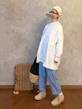 「シロップ．（シロップ．）のアイテム」を使った、なお なお。さん（レディース・159cm）の春コーディネート