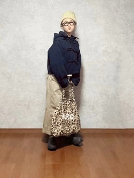 「しまむら（シマムラ）のアイテム（帽子）」を使った、なお なお。さん（レディース・159cm）の秋コーディネート