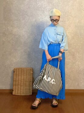 なお なお。さん（レディース・159cm）の夏コーディネート