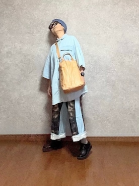 「JINS（ジンズ）のアイテム」を使った、なお なお。さん（レディース・159cm）の春コーディネート