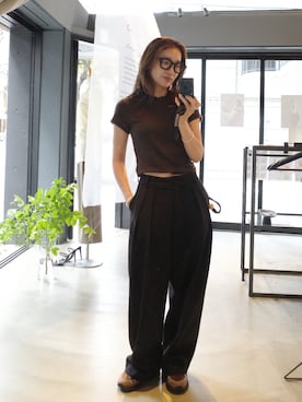 「TODAYFUL（トゥデイフル）のアイテム」を使った、yanさん（レディース・160cm）の夏コーディネート
