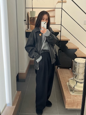 yanさん（レディース・160cm）の冬コーディネート