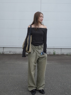 「TODAYFUL（トゥデイフル）のアイテム」を使った、yanさん（レディース・160cm）の秋コーディネート