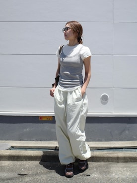 「TODAYFUL（トゥデイフル）のアイテム」を使った、yanさん（レディース・160cm）の夏コーディネート
