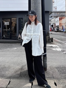 「GOOD ROCK SPEED（グッドロックスピード）のアイテム（帽子）」を使った、yanさん（レディース・160cm）の春コーディネート