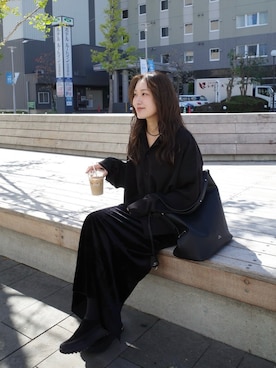 「アイテム（スカート）」を使った、yanさん（レディース・160cm）の秋コーディネート