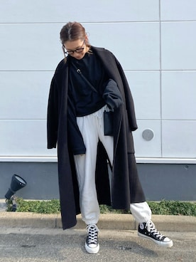 「TODAYFUL（トゥデイフル）のアイテム（その他アウター）」を使った、yanさん（レディース・160cm）の冬コーディネート
