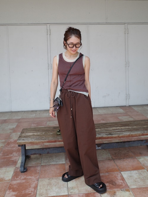 MAISON SPECIAL タンクトップ 「UNISEX」Knit Tank Top/ニット