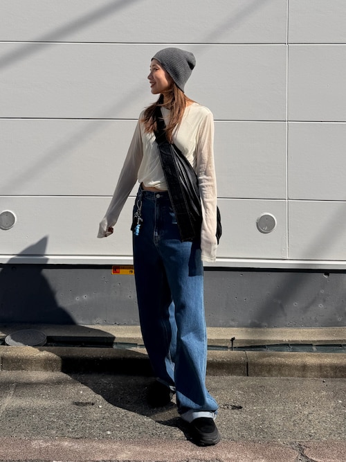 「TODAYFUL(トゥデイフル)のTODAYFUL Vibramsole Leather Sabot ビブラムソールレザーサボ/12611032(その他シューズ)」を使った、yanさん(レディース・160cm)の秋コーディネート