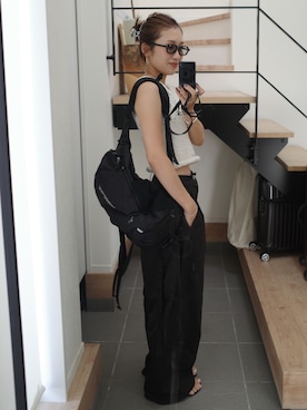 「SALOMON（サロモン）のアイテム」を使った、yanさん（レディース・160cm）の夏コーディネート