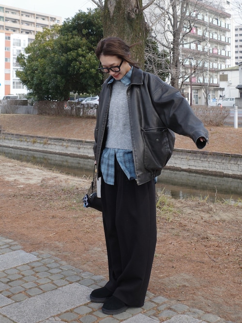 Bonding Wide Trousers（その他パンツ）｜TODAYFUL（トゥデイフル）の