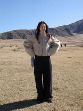 「アイテム（その他アウター）」を使った、yanさん（レディース・160cm）の秋コーディネート