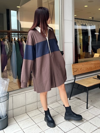ETRE TOKYO ラガーシャツショートオールインワンSサイズ