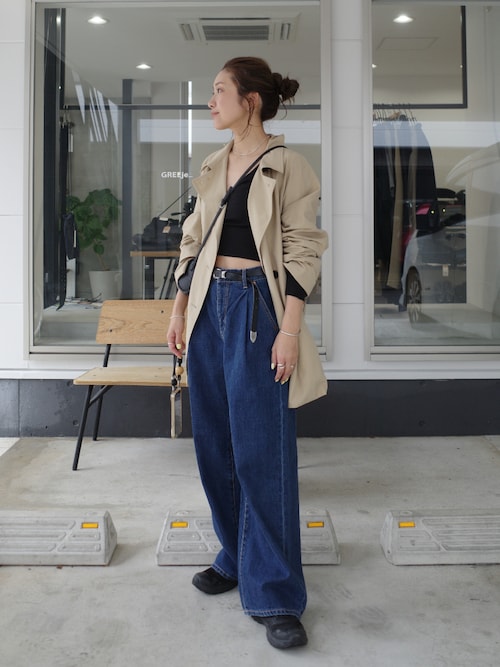 セットアップ対応】TUCK WIDE STRAIGHT(デニムパンツ)|MOUSSY セットアップ対応】TUCK WIDE STRAIGHT(デニムパンツ)|MOUSSY