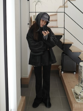 yanさん（レディース・160cm）の冬コーディネート