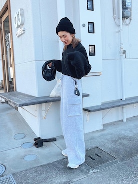 「ACYM（アシーム）のアイテム」を使った、yanさん（レディース・160cm）の冬コーディネート