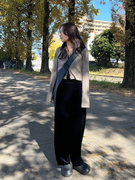 「アイテム（サンダル）」を使った、yanさん（レディース・160cm）の秋コーディネート