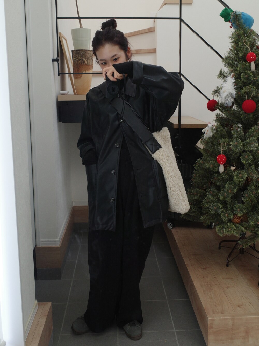 anuke ボアトートバッグ anuke（アンヌーク）の「Boa Tote Bag（トートバッグ）」 - WEAR