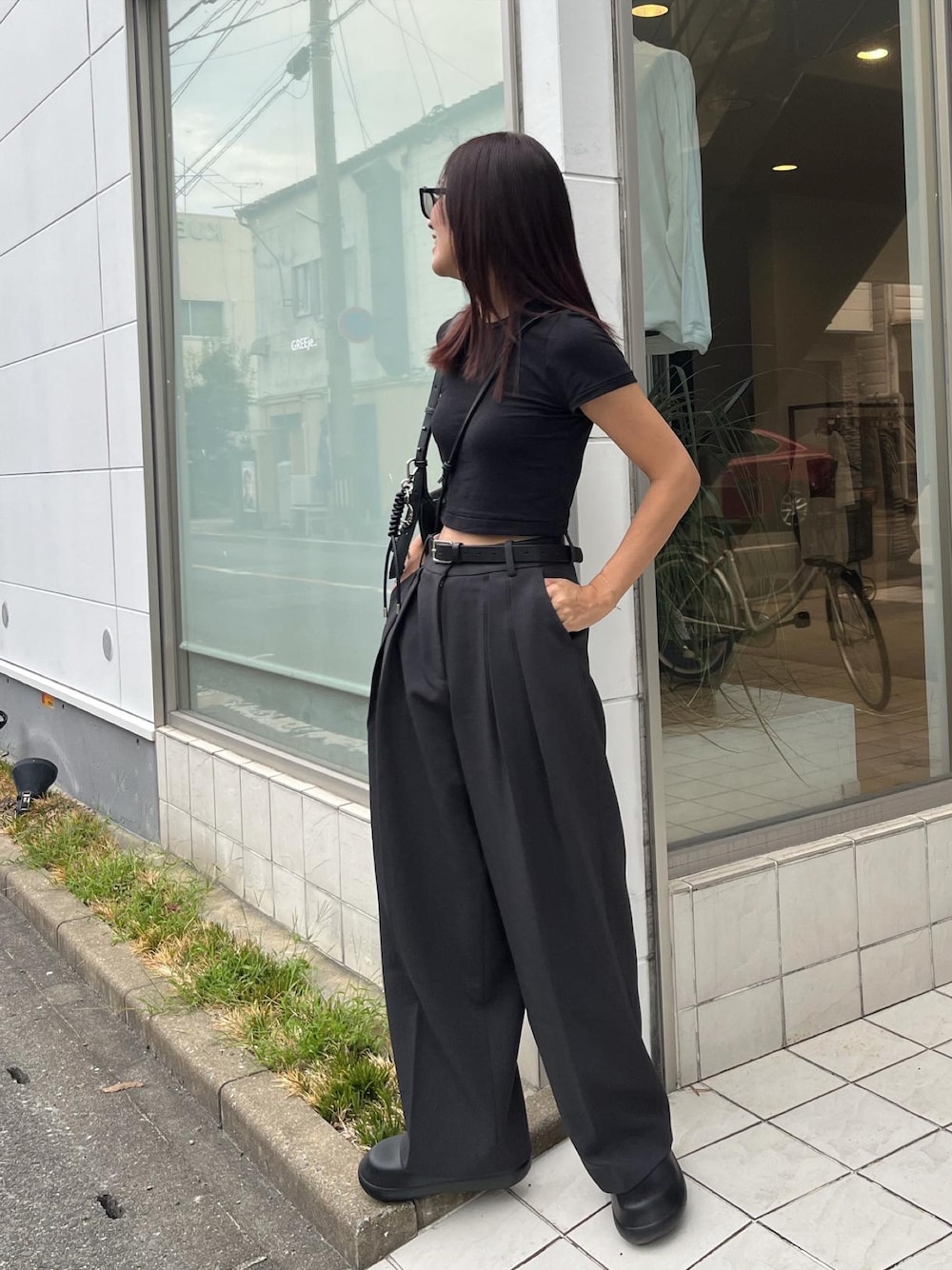 ADAM ET ROPE'｜WOMEN【Hanes for BIOTOP】TRIBLEND CROPPED T
