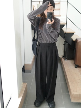 「アイテム（パンツ）」を使った、yanさん（レディース・160cm）の秋コーディネート
