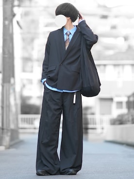 とっしーさん（メンズ・184cm）の冬コーディネート