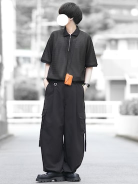 「DOOPZ（ドープス）のアイテム」を使った、とっしーさん（メンズ・184cm）の夏コーディネート