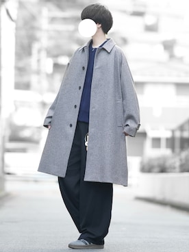 「アイテム（キーケース/キーアクセサリー）」を使った、とっしーさん（メンズ・184cm）の冬コーディネート