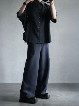 「アイテム（ブレスレット）」を使った、とっしーさん（メンズ・184cm）の夏コーディネート