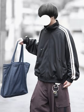 「アイテム（その他アウター）」を使った、とっしーさん（メンズ・184cm）の冬コーディネート