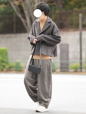 「FENDI（フェンディ）のアイテム」を使った、とっしーさん（メンズ・184cm）の秋コーディネート