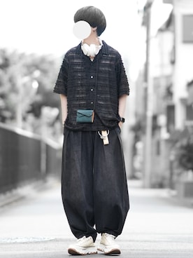 「DOOPZ（ドープス）のアイテム」を使った、とっしーさん（メンズ・184cm）の夏コーディネート