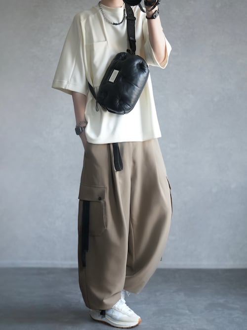 Parachute Wide Cargo Pants - パラシュートワイドカーゴパンツ
