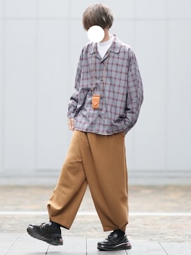 「ドルマンスリーブ」｜「アイテム（財布/小物）」を使った、とっしーさん（メンズ・184cm）の夏コーディネート