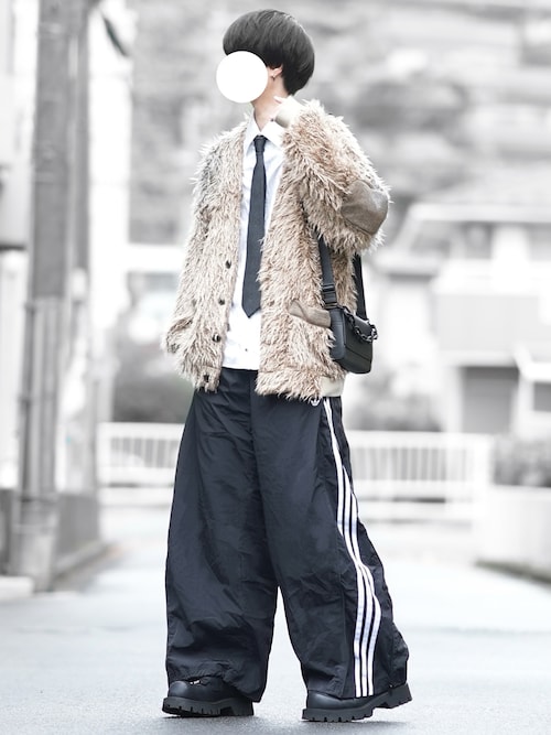 my beautiful landlet シャツ 「my landlet」 POPLIN RAGLAN OVERSIZE