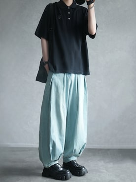 「アイテム（ブレスレット）」を使った、とっしーさん（メンズ・184cm）の夏コーディネート