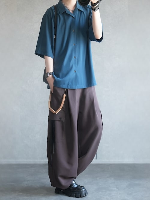 Parachute Wide Cargo Pants - パラシュートワイドカーゴパンツ