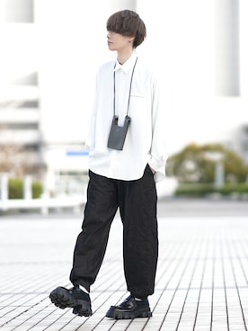 「LIWLE（リウル）のアイテム」を使った、とっしーさん（メンズ・184cm）の春コーディネート