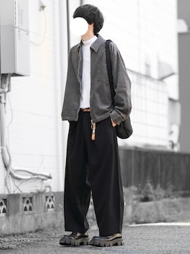 「DOOPZ（ドープス）のアイテム」を使った、とっしーさん（メンズ・184cm）の秋コーディネート