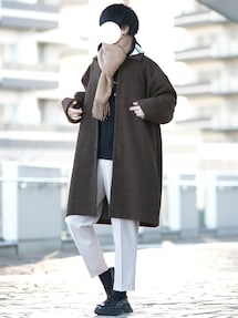 AURALEE カシミヤ　マフラー　ワイド　ストール マフラー ＊BABY CASHMERE LONG STOLE