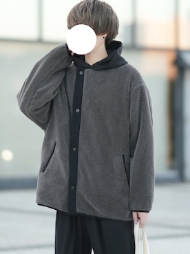 「アイテム（ブルゾン）」を使った、とっしーさん（メンズ・184cm）の秋コーディネート