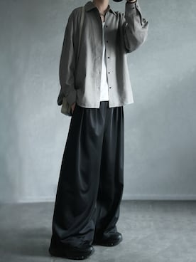 「HARE（ハレ）のアイテム」を使った、とっしーさん（メンズ・184cm）の秋コーディネート
